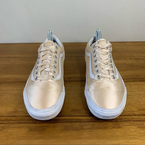 Vans Old Skool Satin Ribbon Lace Womens Sneaker Size 8 - Picture 2 of 9